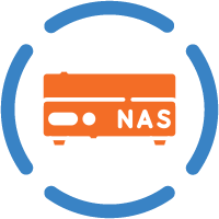 Single bay NAS hard drive data recovery service icon